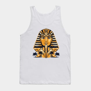 Ancient Egypt Golden Elegance: Modern Mythology & Ancient Grandeur Tank Top